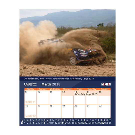 Calendrier de bureau McKlein 2026 "History meets the Present"