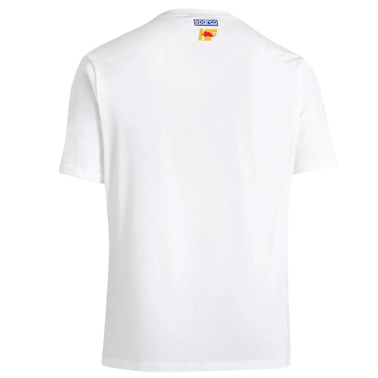 T-shirt Sparco Lancia Yellow HF blanc