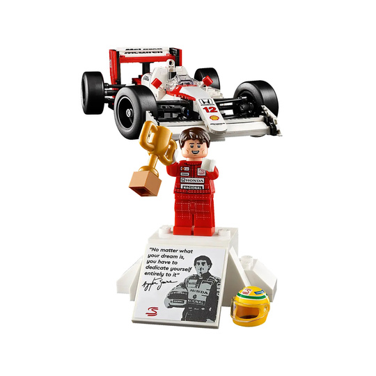 LEGO ICONS McLaren MP4/4 & Ayrton Senna Model Car  