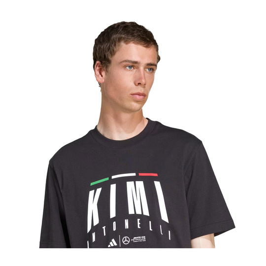 T-shirt homme Antonelli Mercedes AMG F1 2025 noir