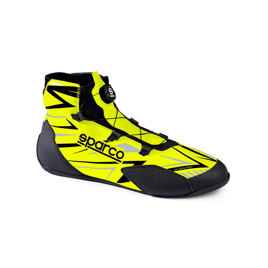 Sparco K-Rapid Rotor Racing Shoes Yellow (FIA)