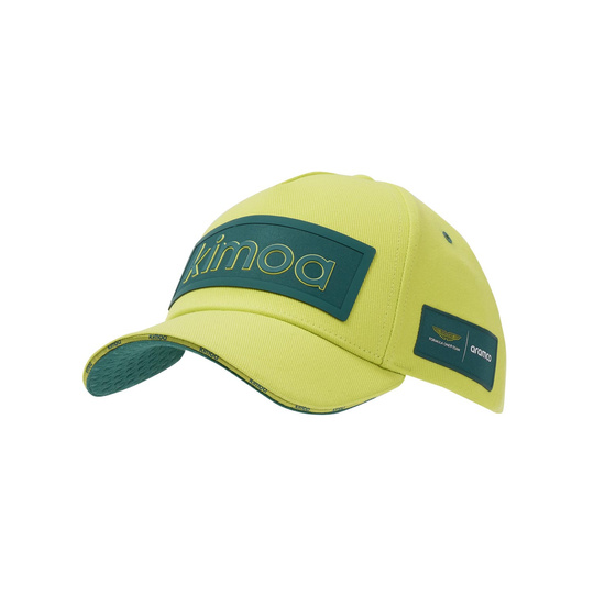 2024 Aston Martin UK Mens Alonso Kimoa Patch Cap lime