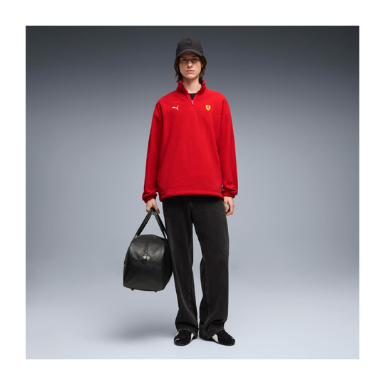 2026 Scuderia Ferrari F1 1/4 Zip Sweatshirt Red