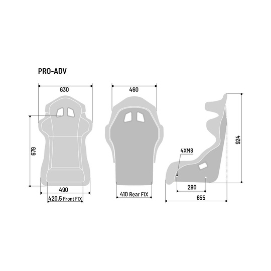 Sparco PRO ADV QRT MY20 Racing Seat (FIA)