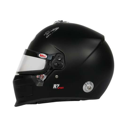 Bell R7 Sport HANS Helmet Black (FIA)