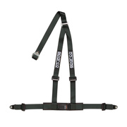 Sparco Club H-3 3-Point Harness Black (ECE)