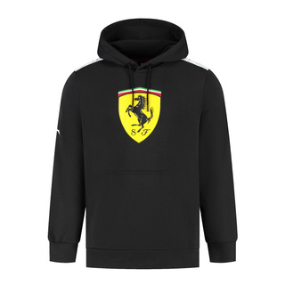 2025 Scuderia Ferrari F1 Men's Shield Hoodie Black