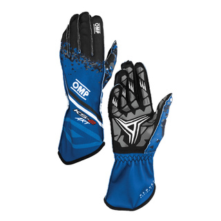 OMP Italy KS-2 ART my2025 Karting Gloves Blue