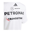 Camiseta niño Team Mercedes AMG F1 2025 blanco