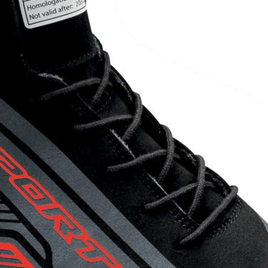 Chaussures OMP Sport MY22 noires/rouges (FIA)