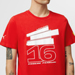  Ferrari F1 Mens Leclerc Driver T-shirt Red