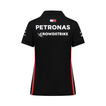  Mercedes AMG Germany F1 Ladies Team Polo Shirt Black