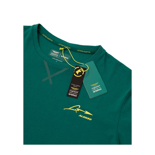 Camiseta infantil Aston Martin F1 Fernando Alonso Kimoa verde