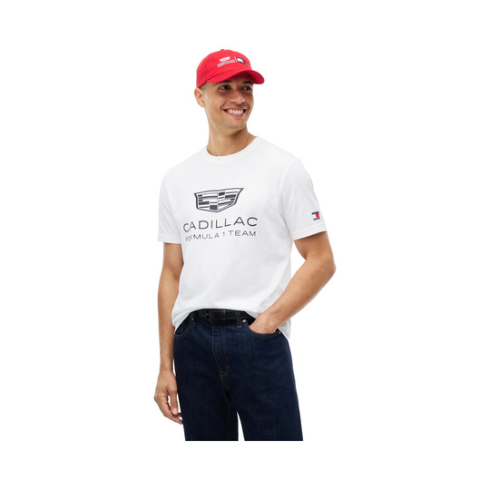 2026 Cadillac F1 Shield T-shirt White