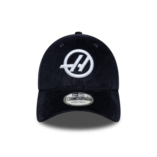 2026 Haas F1 USA Mens Cord baseball cap navy blue