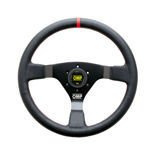 OMP Italy WRC Leather red stitching Steering Wheel