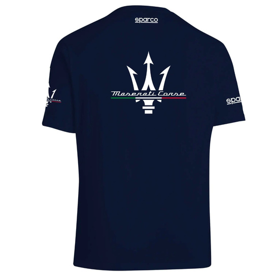 Sparco Maserati Corse T-shirt Navy Blue