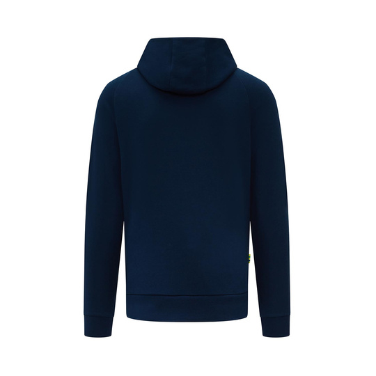 Sudadera con capucha Ayrton Senna Collection Ayrton Senna Busque F1 azul