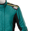 Combinaison OMP Tecnica Superlight verte (FIA)