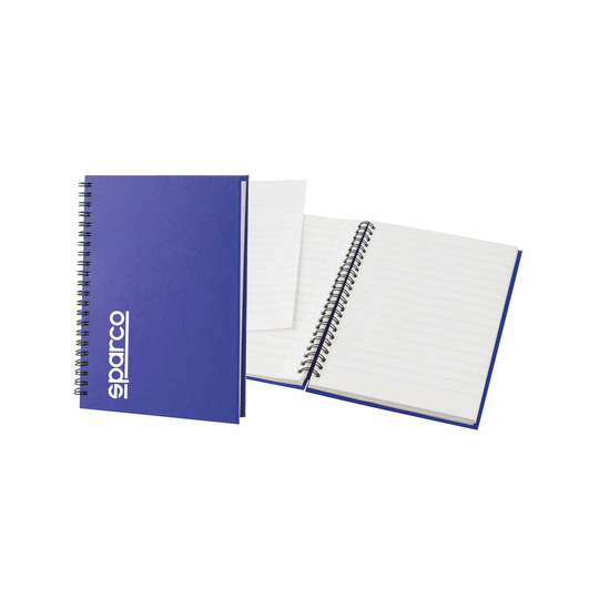 Sparco Italy A5 Spiral Notebook blue