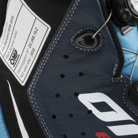 Botas OMP One EVO X R azules (FIA)
