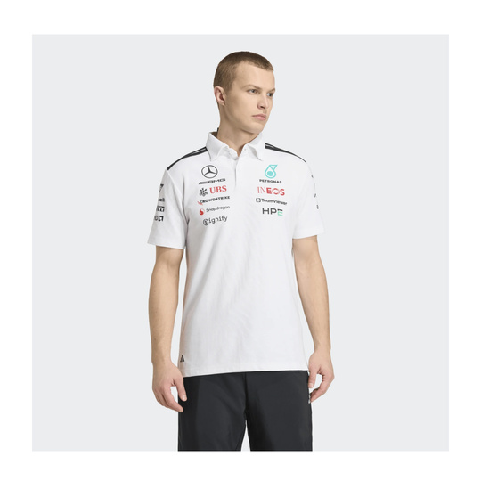 Polo Team Mercedes AMG F1 2026 blanco