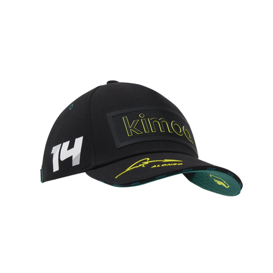 2024 Aston Martin UK Mens Alonso Kimoa Patch Cap black
