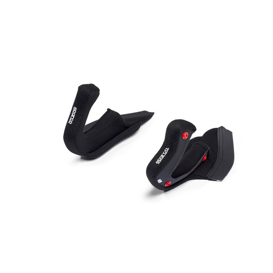 Sparco Italy cheek pads for FLUX RJ/RJ-i helmets black