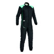 Combinaison OMP ONE-S AIR noire/verte (FIA)