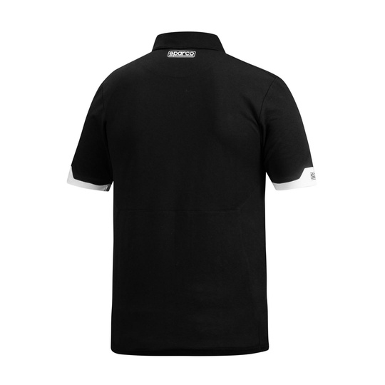 Polo Sparco Zip MY22 negro