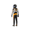 Sparco Superleggera-K Karting Suit Black/Orange (FIA)