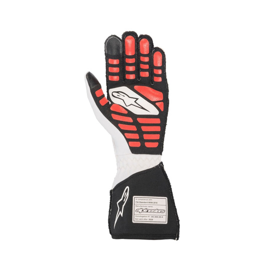 Alpinestars Tech-1 ZX V2 Racing Gloves White (FIA)