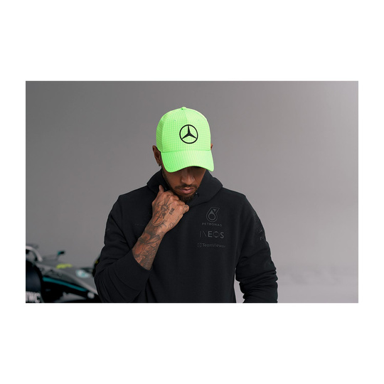 Mercedes AMG F1 Lewis Hamilton Kids Cap green