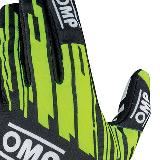 OMP KS-4 ART Racing Gloves Yellow