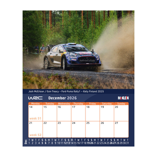 Calendario de escritorio McKlein 2026 "History meets the Present"