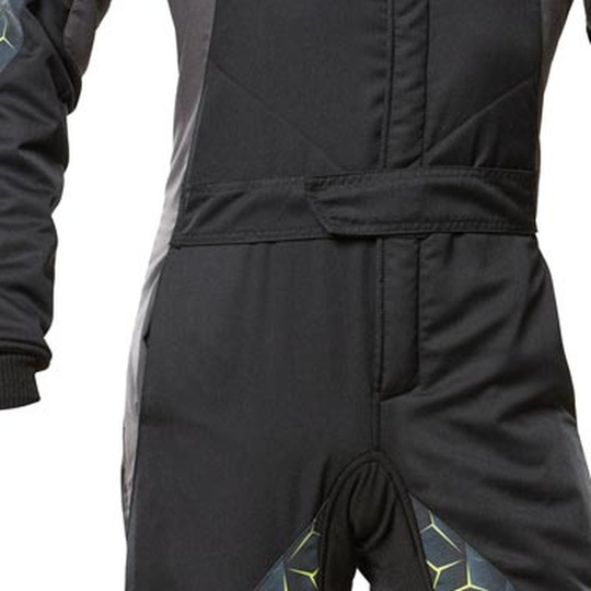 OMP Tecnica Hybrid Race Suit Black/Yellow (FIA)