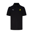 2025 Scuderia Ferrari F1 Men's Logo Polo Shirt black