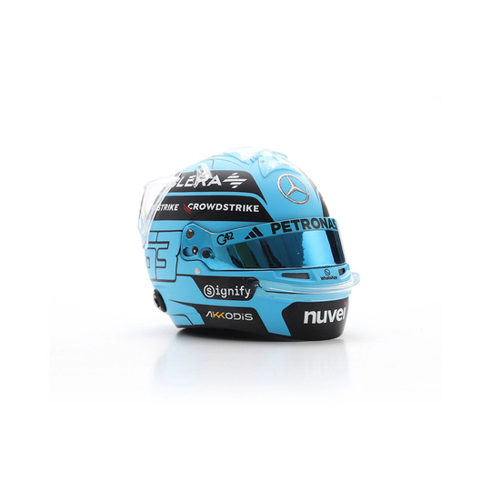 Casco de George Russell de la Mercedes AMG Petronas 2025, escala 1:5