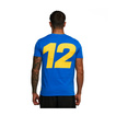 2025 Ayrton Senna F1 Collection Mens Hashtag T-Shirt blue