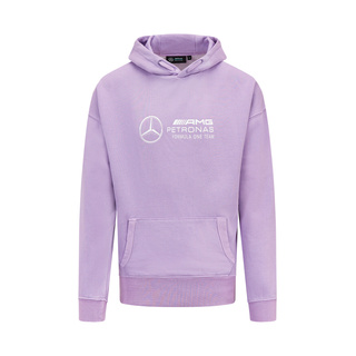 Men's Retro Hoodie Lilac Mercedes AMG F1