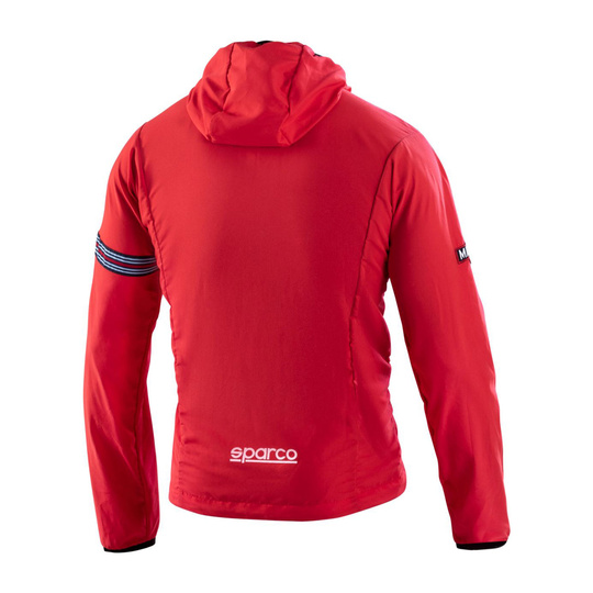 Chaqueta impermeable Sparco Wilson Martini Racing roja