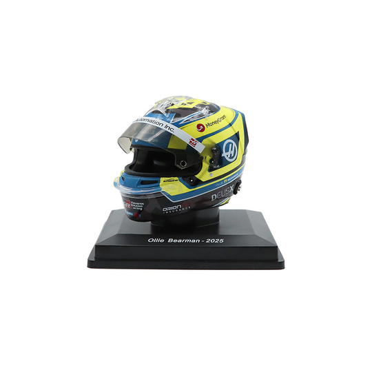 Casco de Oliver Bearman de la Haas F1 2025, escala 1:5