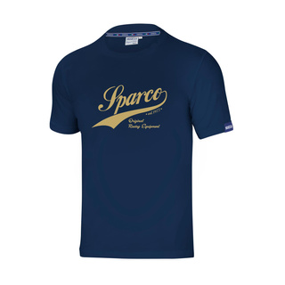 Sparco Italy Mens VINTAGE T-shirt navy blue