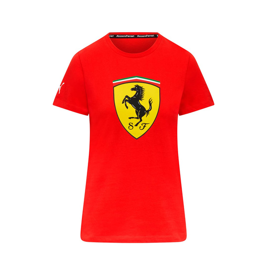 2024 Ferrari F1 Ladies Shield T-shirt red