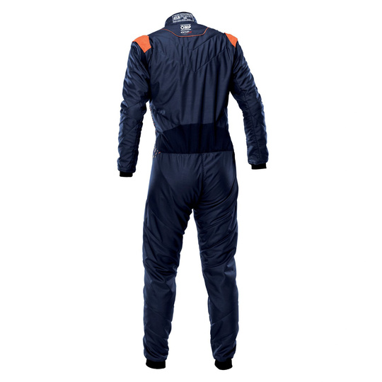 OMP ONE-S AIR Race Suit Navy Blue/Orange (FIA)