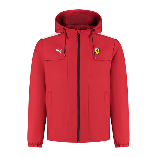 Veste imperméable Scuderia Ferrari F1 Rain rouge