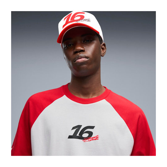 2026 Scuderia Ferrari F1 Charles Leclerc Graphic T-shirt White