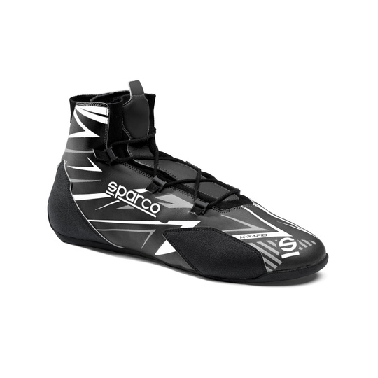 Sparco K-Rapid Lace Racing Shoes Black (FIA)