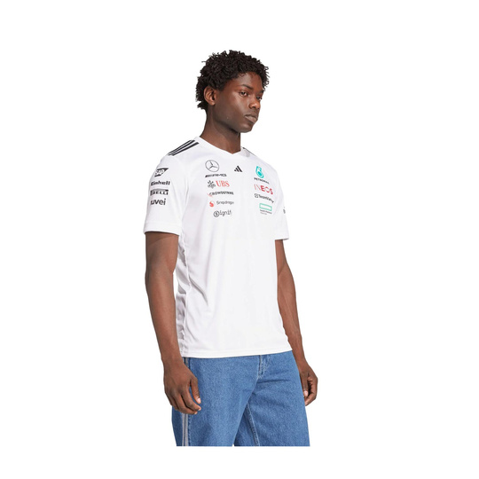 Camiseta para hombre Team Mercedes AMG F1 2025 blanco