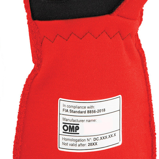 Guantes OMP Tecnica rojos (FIA)